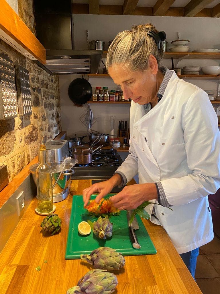 Chef Marion in her kitchen
