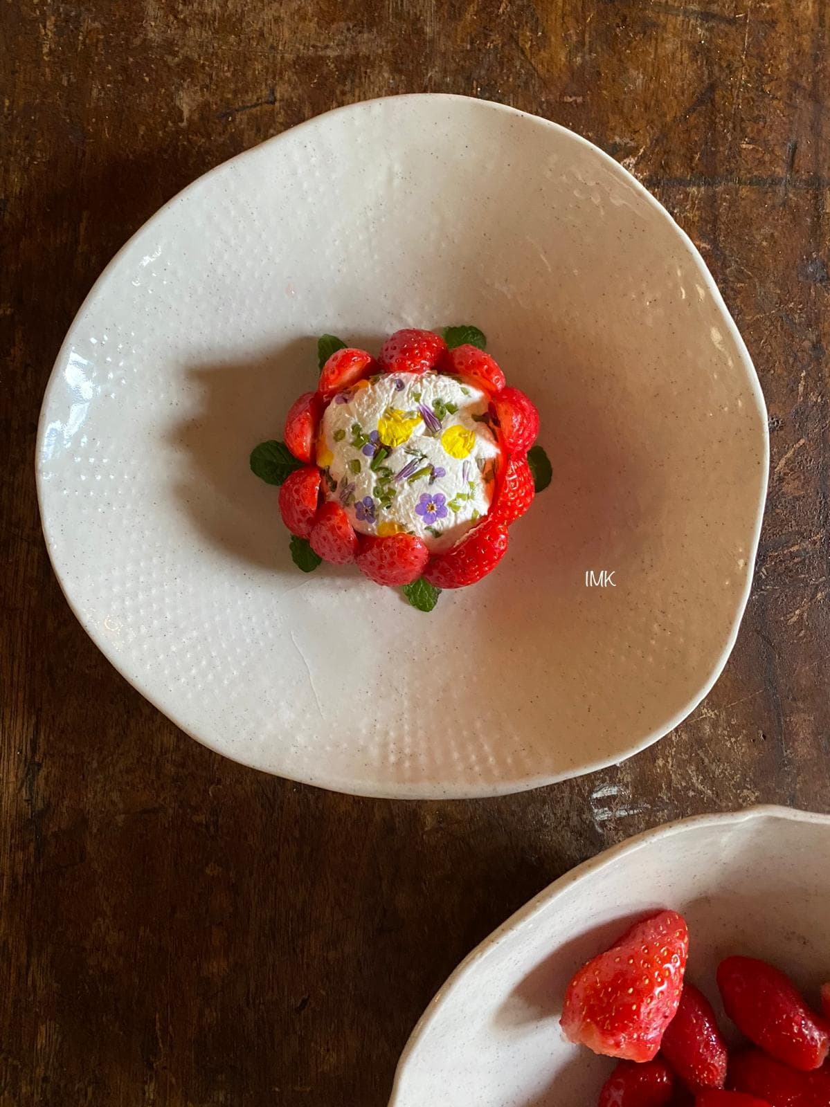 Intimate private dinner course